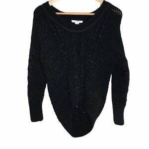 Duffy Wool & Cashmere Black Sweater